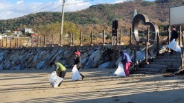 강화군 화도면, 장화리 일몰조망지 환경정화 실시