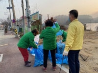 여주시 산북면 부녀회, 2021년 환경정화활동 마무리