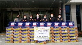 남양주시 퇴계원 성결교회, 저소득 소외계층에 라면 100박스 후원