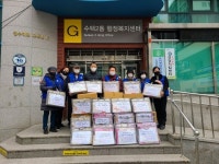 구리시 수택2동, 저소득·독거어르신 겨울나기 물품 후원