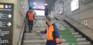 부평소방서, 의용소방대 역사시설 코로나 방역 구슬땀