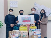 의왕시 고천성결교회, 오전·고천동주민센터에  초등학교 신입생 대상 입학준비물 후원
