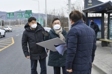 정하영 김포시장, 서울 연결 버스전용차로 현장 점검