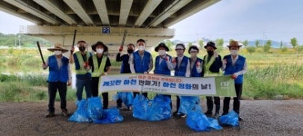 남양주시 다산1동, 지난 25일 호우 대비 위한 하천 정원화 활동 진행