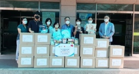 의왕시 갈뫼중학교나눔 마중물 봉사활동후원물품 전달