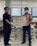 한국전력공사 인천본부 추석맞이 백미 전달