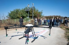 여주축산 드론방제단 힘찬 비행 시연회 개최