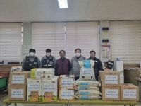 갈산지구대 생활안전협, 어려운 이웃 위해 물품 꾸러미 기탁