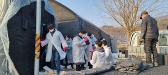 양평전자과학고 학생들, 연탄기부에서 직접 전달까지