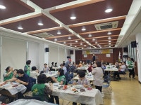의왕시 부곡동새마을부녀회, 초복 맞이 경로잔치 진행