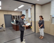 마산동 행정복지센터, 2023년 상반기 신규통장 임명식 개최