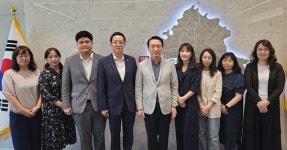 국님의힘 광주시(을) 황명주 위원장, 임태희 경기도교육감과 간담회 개최