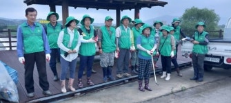 이천시 율면, 여름 막바지 국토대청결 운동 추진