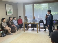 백경현 구리시장, 갈매동 경로당 2곳 현장 점검
