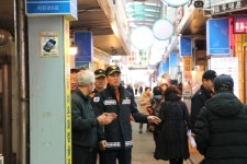 파주소방서, 설 명절 전통시장 화재예방 위한 현장 점검 실시