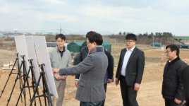 신동근 인천 서구병 국회의원 예비후보, 검단~드림로 및 검단~경명로 공사 현장 시찰