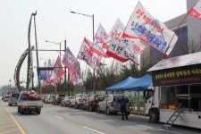 평택시민지역경제살리기비대위, 고덕 삼성전자 공사재개 촉구대회 개최