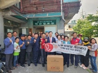 롯데건설 샤롯데봉사단, 경로당 노후화장실 개선공사 추진