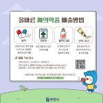 부천시, 폐의약품 올바른 배출법 안내