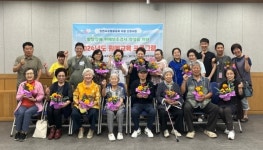 미추홀구 숭의종합사회복지관, 모퉁이보호작업장과 꽃바구니 만들기 프로그램 진행
