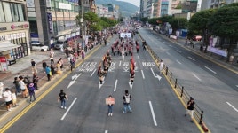 [포토]WASBE 세계관악컨퍼런스 거리행진 퍼레이드