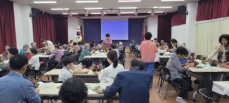 양주시, 평생학습 특강 시니어를 위한 플라워 심리치료 진행