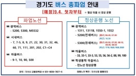 오산시, 경기도 시내버스 파업 대비 대체교통수단 마련