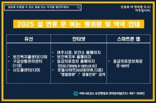 여주시보건소, 설 연휴 문 여는 병·의원 및 약국 정보제공