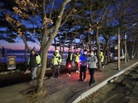 강화군 화도면 동막자율방범대, 겨울철 방범 활동 구슬땀