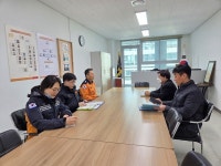 하남소방서, SK V1 지식산업센터 현장 안전지도 실시