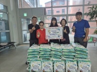 유튜버 만리. 고양시 덕양구 효자동에 쌀 500kg 기부