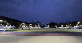 광명시, 광명시민체육관 일대 조명등 교체 및 확대 설치