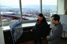 [포토] 토평2 공공주택지구 현장점검 나선 백경현 구리시장