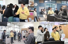 임병택 시흥시장, 시청사 순회하며 시흥시 직원들에게 새해 인사
