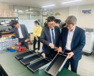 인천지방조달청, AI 기반 착용형 로봇 기업 현장 방문