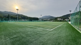 안양시, 비산체육공원 축구장 노후 인조잔디 교체 공사 완료