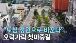 도심 정원으로 바꾼다..오락가락 첫마중길