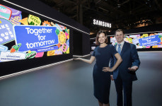 삼성전자, ‘CES 2022’서 미디어월 전시…“미래 라이프스타일 제안”