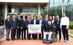 국제라이온스협회 354-A지구, 대한사회복지회 염리장애인주간보호센터에 차량 지원