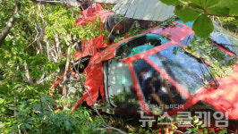 경남 거제 선자산서 헬기 추락… 기장 1명 구조작업 중