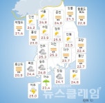 [오늘 날씨] 폭염특보 발효, 체감온도 33~35도… 제주·전남 장맛비