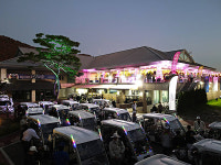 가을밤, 골프장에서 열린 DJ 나이트 파티. 로제비앙 골프클럽 곤지암