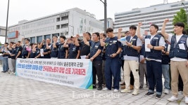 이학재 인천공항 사장 실적 자량 몰두말고, 노동자 안전 보장하라