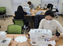 취약계층 돕기 세종시 주민들 직접 면마스크 제작