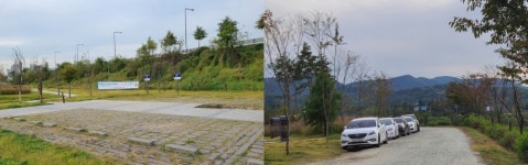 숲뜰근린공원, 진입로 좁고 인도 없어 이용 시민 불편