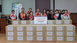 한전 중부건설본부, 어르신들 풍성한 추석 보내세요