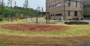 조치원 도도리파크 안에 맨발 황토체험장 생겼다