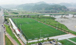 공주시, 쌍신종합체육공원 축구장 18일 준공