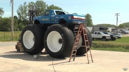 세계에서 가장 큰 몬스터 트럭 빅풋#5…바퀴만 3m
