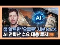 [영상] 챗GPT 아버지 샘 알트만, SMR 스타트업 오클로 지분 8.2% 보유